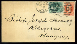 94586 USA Boston 1882. Szép Levél Kolozsvárra Küldve  /  Nice Letter To Kolozsvár - Lettres & Documents
