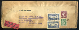 95060 FRANCIAORSZÁG 1933. Expressz Címszalag, Nyomtatvány Budapestre Küldve  /  Express Banner Print To Budapest - Lettres & Documents