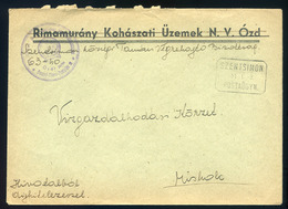 95091 SZENTSIMON 1951. Levél Postaügynökségi Bélyegzéssel  /  Letter Postal Agency Pmk - Lettres & Documents