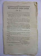 BULLETIN DES LOIS De 1824 - PREFET VENDEE - FACULTE DE DROIT GRENOBLE - DESERTEURS MARINE - GENIE - BERGERAC CONDOM GERS - Wetten & Decreten