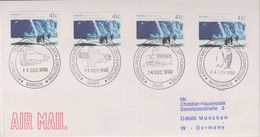 AAT 1990 Cover With Ca Bases Mawson, Casey, Davis, Macquarie Isl. (38547) - Covers & Documents