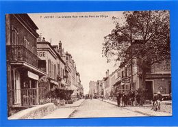 91 ESSONNE - JUVISY La Grande Rue Vue Du Pont De L'Orge (voir Descriptif) - Juvisy-sur-Orge