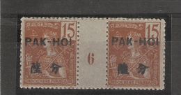 Pak -hoî _ Indochine _ Millésimes  Surchargé  (1906 ) N° 22 - Nuevos