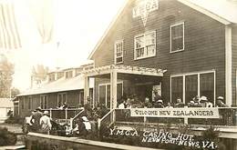 Pays Div -ref L554- Etats Unis D Amerique - Usa - Carte Photo -photo Postcard Casino New Port News - Zealanders - Newport News