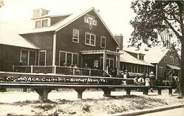 Pays Div -ref L551- Etats Unis D Amerique - Usa - Carte Photo -photo Postcard -casino Hut - Newport News -virginia - - Newport News