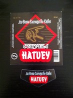 CUBA étiquette Etiqueta BIERE CERVEZA BEER HATUEY - Beer