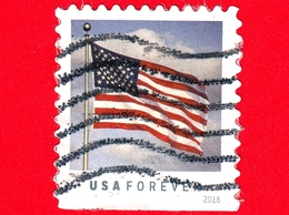 USA - STATI UNITI - Usato - 2016 - Bandiera - U.S.A. Flag - FOREVER - No Valore Facciale - Usados