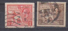 Great Britain 1925 British Empire Exhibition Wembley 2v Used (see Scan) (38550) - Andere & Zonder Classificatie