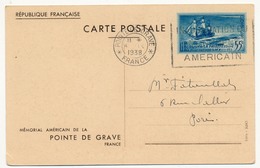FRANCE - CP 55c Mémorial Américain De La Pointe De Grave - OMEC Inauguration - Cartes Postales Types Et TSC (avant 1995)