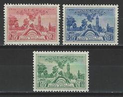 Australia SG 161-63, Mi 134-36 * MH - Nuevos