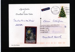 Finland 2012  Interesting Airmail Postcard - Briefe U. Dokumente