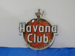 Plaque Métal "HAVANA CLUB" Modèle 2 - Plaques En Tôle (après 1960)