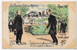 CPA FLEURY La Semaine Politique Satirique 1906 Circulé Général André Duel - Philosophy