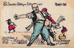 CPA FLEURY La Semaine Politique Satirique 1906 écrite JAURES Bretagne Brest - Philosophie & Pensées