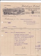 Unterberg & Helmle, Zündkerzen, Dürlach, Rechnung 1911 - Cars