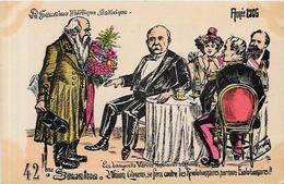 CPA FLEURY La Semaine Politique Satirique 1906 Non Circulé Clemenceau VAR - Philosophie & Pensées