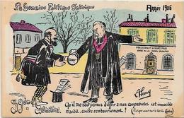 CPA FLEURY La Semaine Politique Satirique 1906 Non Circulé Franc Maçonnerie  Combes Séparation - Philosophie & Pensées