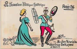 CPA FLEURY La Semaine Politique Satirique 1906 Non Circulé Espagne Le Roi Alphonse XIII Loubet Montélimar - Philosophie & Pensées