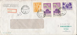 Romania Registered Cover 19-3-1969 Sent To Netherlands (tears On The Cover) - Covers & Documents