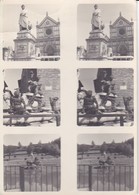 Stereophotos Florenz - Basilica Santa Croce U.a. - Ca. 1950 (34332) - Stereoscopic