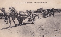 19 SOUVENIR DE DJIBOUTI                                  Chariots Indigenes - Djibouti