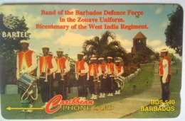 16CBDB Defense Force Band B$40  No Slash C/n - Barbades