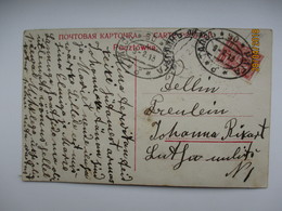 IMP. RUSSIA  ESTONIA  , 1913  TPO TAPA RIGA   , OLD POSTCARD   , O - Vari