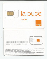 Madagascar Malagasy Carte SIM NEUVE ORANGE ZEBRA  /  NEW SIM Card ORANGE ZEBRA  MADAGASCAR - Madagascar