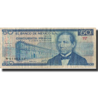 Billet, Mexique, 50 Pesos, 1978, 1978-07-05, KM:65c, TTB - México