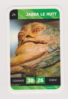 CARTE STAR WARS LECLERC   JABBA LE HUTT   24 - Star Wars