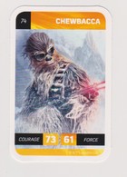 CARTE STAR WARS LECLERC  CHEWBACCA  74 - Star Wars