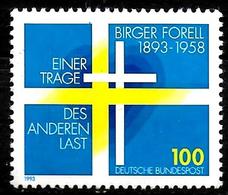 ALLEMAGNE    N°  1524   * *   ( Cote 2.20e ) Birger Forell Theologiens - Theologen