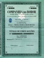 PORTUGAL, Acções & Obrigações, F/VF - Ungebraucht