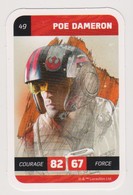 CARTE STAR WARS LECLERC  POE DAMERON  49 - Star Wars