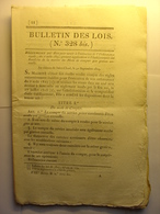 BULLETIN DES LOIS Du 3 DECEMBRE 1829 - INVALIDES DE LA MARINE - Decretos & Leyes