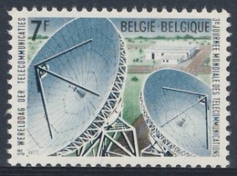 Belgie Belgique Belgium 1971 Mi 1635 YT 1580 ** ITU - Satellite Earth Station / Erdstation Nachrichtenverkehr Satelliten - Telecom