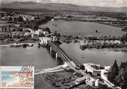 69-BELLEVILLE-SUR-SAONE- LE PONT SUR LA SAONE ET LE QUARTIER DU PORT - Belleville Sur Saone