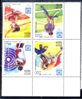 ATHENS OLYMPICS-MASSIVE ERROR-SETENANT BLOCK WITH A NORMAL BLOCK-INDIA-2010-MNH-MSE-147 - Errors, Freaks & Oddities (EFO)