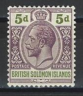 Brit. Solomon Islands SG 30, Mi 29 * MH - Islas Salomón (...-1978)