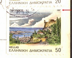 GREECE - ZAKYNTOS - ERROR Year 199 MISSING 2 - 1992 - Errors, Freaks & Oddities (EFO)