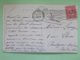 Canada 1910 Postcard ""Gaspe"" Toronto To Boulogne France - Cartas & Documentos