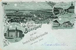 33149331 Bonndorf Schwarzwald Neustrasse Rathausplatz Amtshaus Litho Bonndorf - Bonndorf