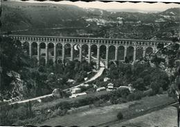 Roquefavour CPA 13 Bouches Du Rhône Vue Aérienne De L'Aqueduc Belle Photo Noir Et Blanc - Roquefavour