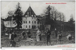 NUITS SAINT GEORGES ..-- 21 . Clos LUPE - CHOLET . 1907 De NIMY Vers DAVE ( En Belgique ) . - Nuits Saint Georges