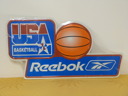 Plaque Métal "REEBOK" Basketball USA - Plaques En Tôle (après 1960)