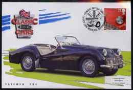 60630 Great Britain 1996 Classic Sports Cars 20p Triumph TR3 On Mercury Illustrated (Limited Edition) Cover With Special - Cars