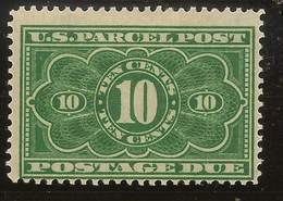 USA 1912 10c Parcel Post Due SG PD426 HM #AKH232 - Reisgoedzegels