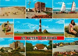 73147267 St Peter-Ording Strand Hotel Strandsegeln Bauernhof Leuchtturm Touriste - St. Peter-Ording