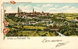 33148628 Rottweil Neckar Gesamtansicht Litho  Buehlingen - Rottweil