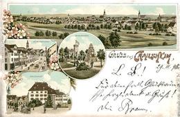 33149363 Crailsheim Wilhelmstrasse Schlossplatz Wilhelmshoehe Litho Crailsheim - Crailsheim